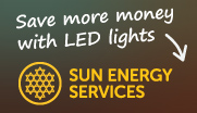 Save more money with LED lights - Sun Energy Services